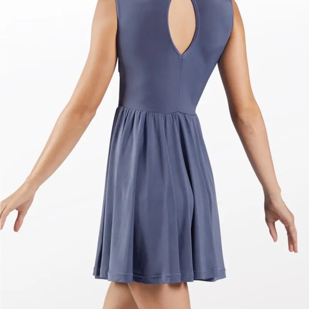 Balera Sleeveless Keyhole Back, Skater Dress